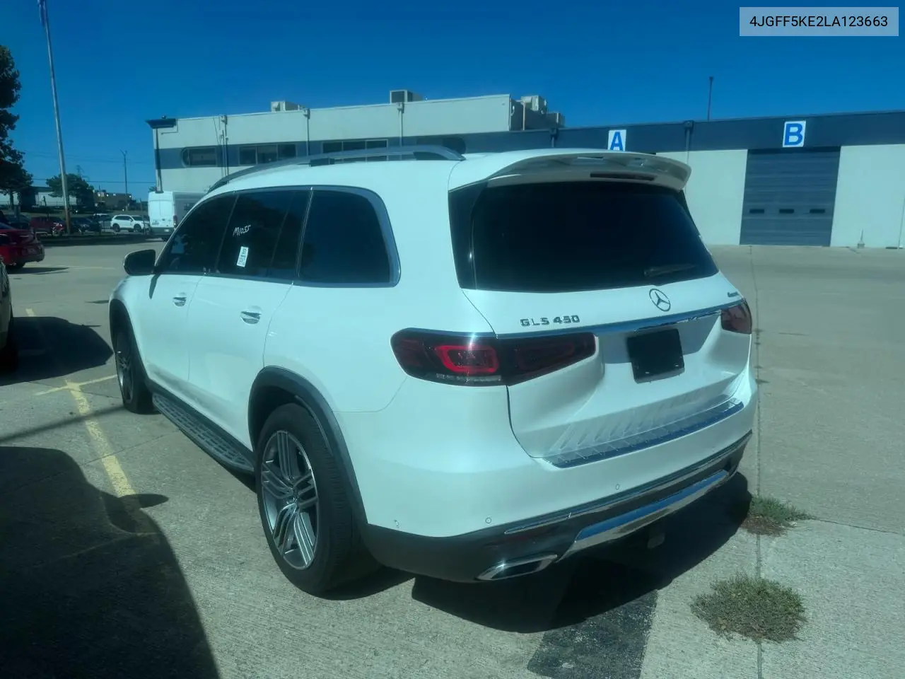 2020 MERCEDES GLS-KLASSE VIN 4JGFF5KE2LA123663 — фото 3