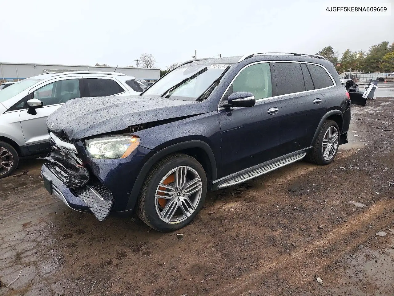 MERCEDES GLS-KLASSE 2022, VIN 4JGFF5KE8NA609669