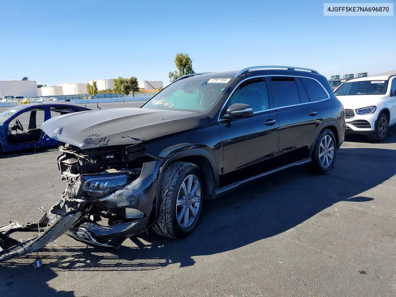 MERCEDES GLS-KLASSE 2022, VIN 4JGFF5KE7NA696870