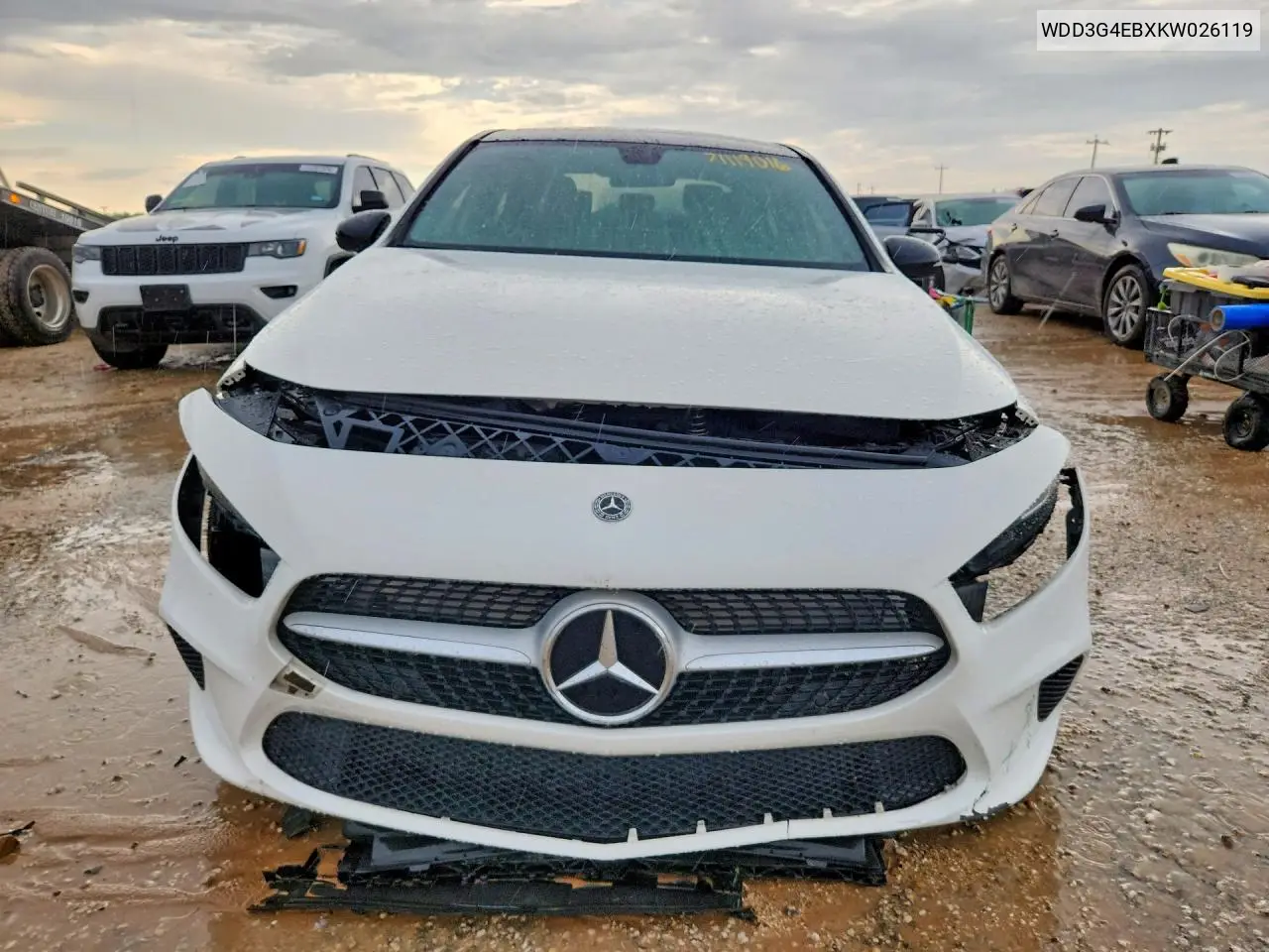 2019 MERCEDES A-KLASSE VIN WDD3G4EBXKW026119 — фото 5