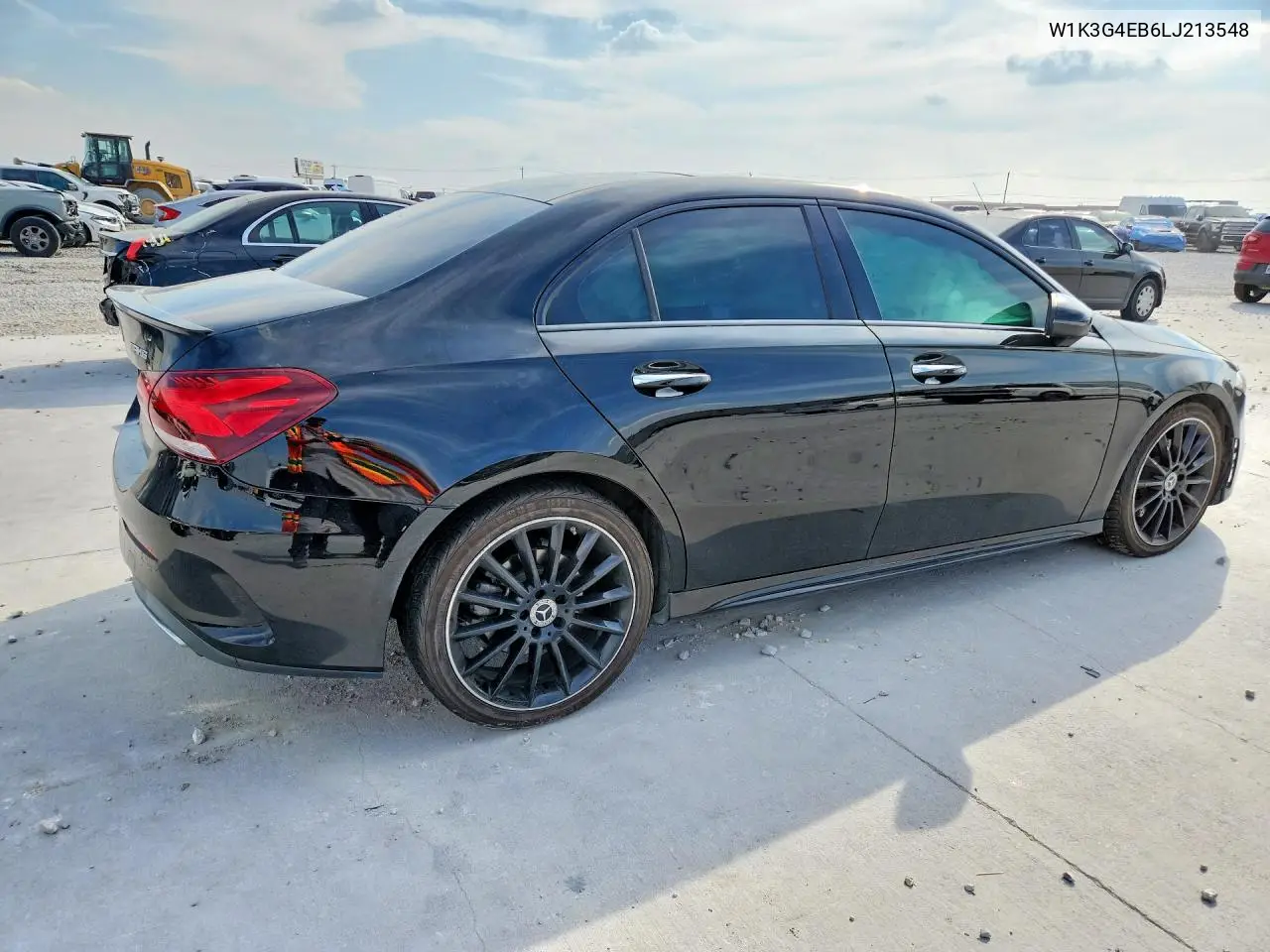 2020 MERCEDES A-KLASSE VIN W1K3G4EB6LJ213548 — фото 3