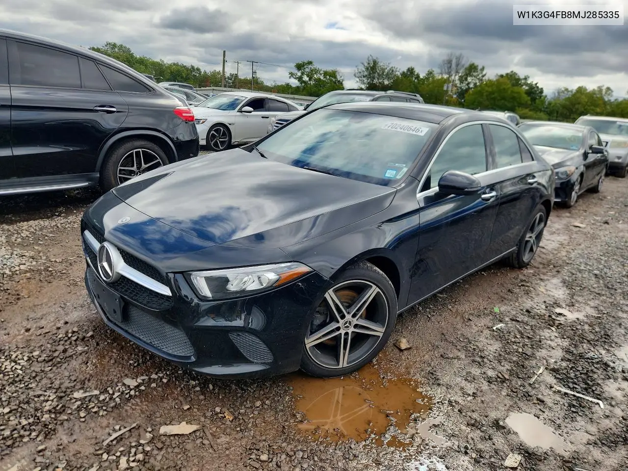 MERCEDES A-KLASSE 2021, VIN W1K3G4FB8MJ285335