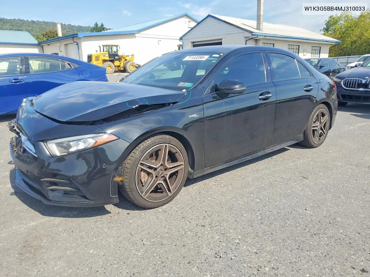 MERCEDES A-KLASSE 2021, VIN W1K3G5BB4MJ310033