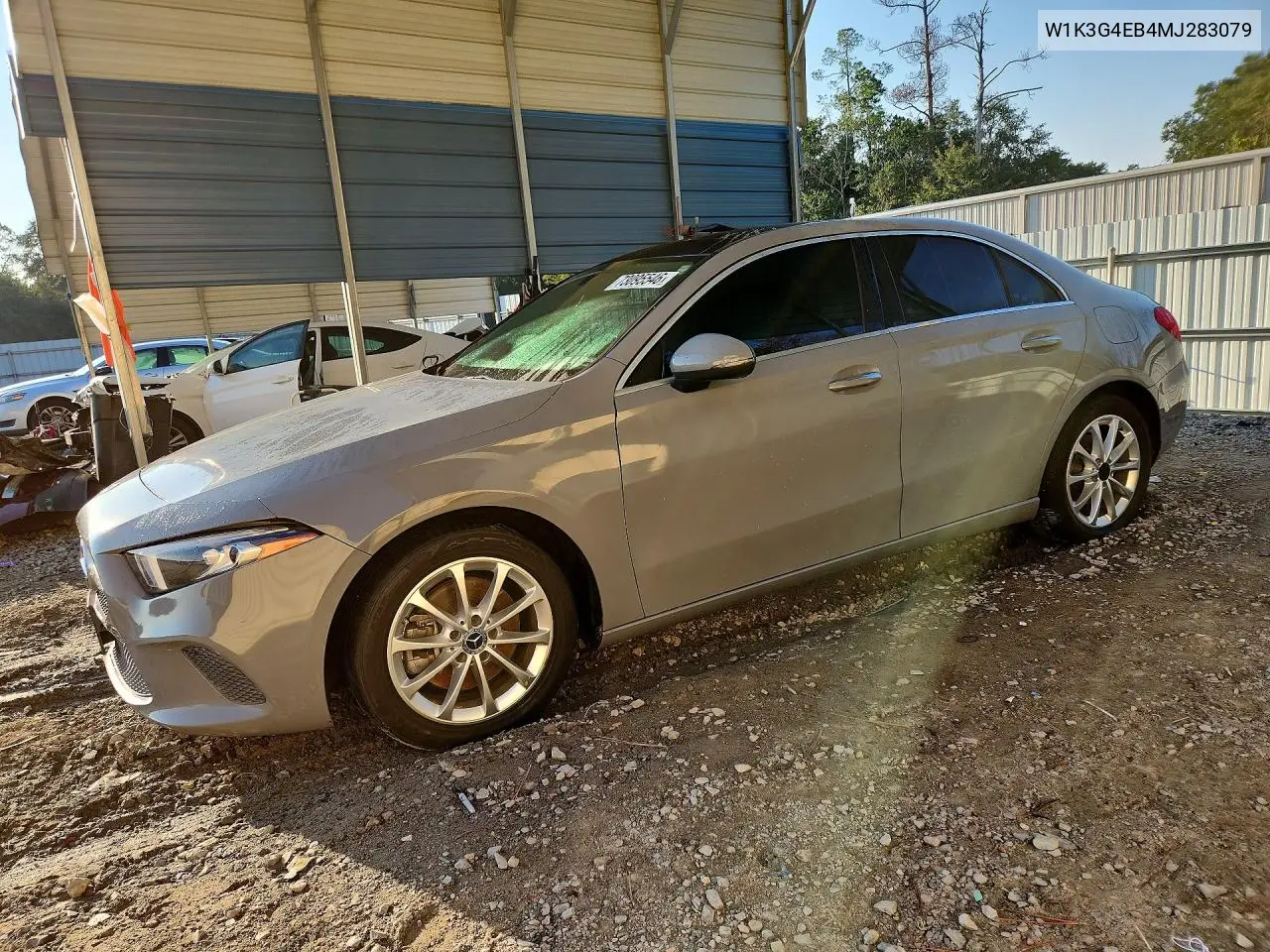 MERCEDES A-KLASSE 2021, VIN W1K3G4EB4MJ283079