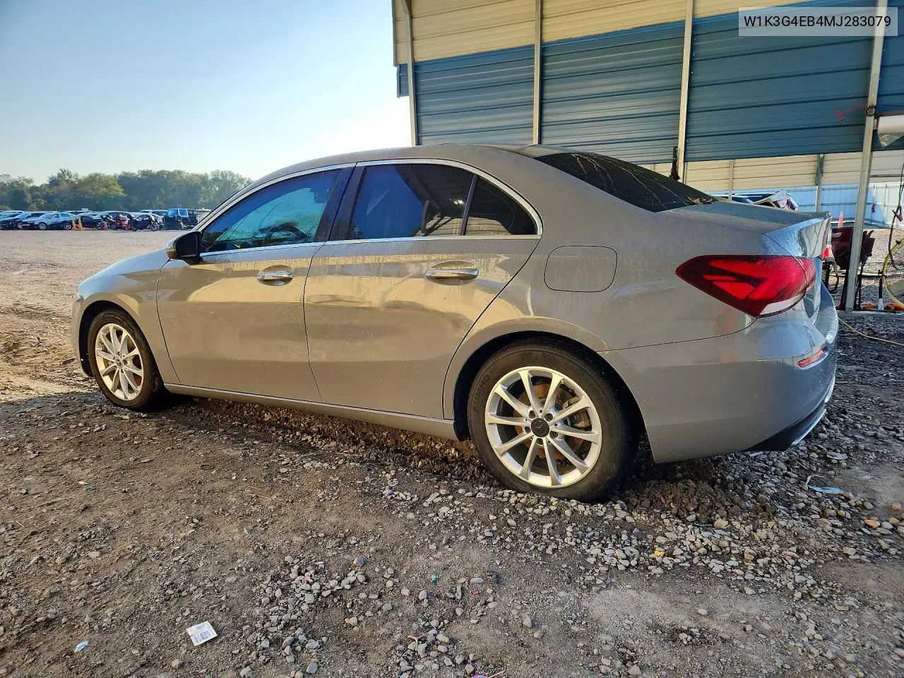 2021 MERCEDES A-KLASSE VIN W1K3G4EB4MJ283079 — фото 2