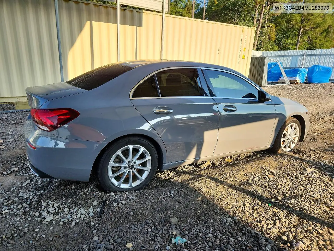 2021 MERCEDES A-KLASSE VIN W1K3G4EB4MJ283079 — фото 3