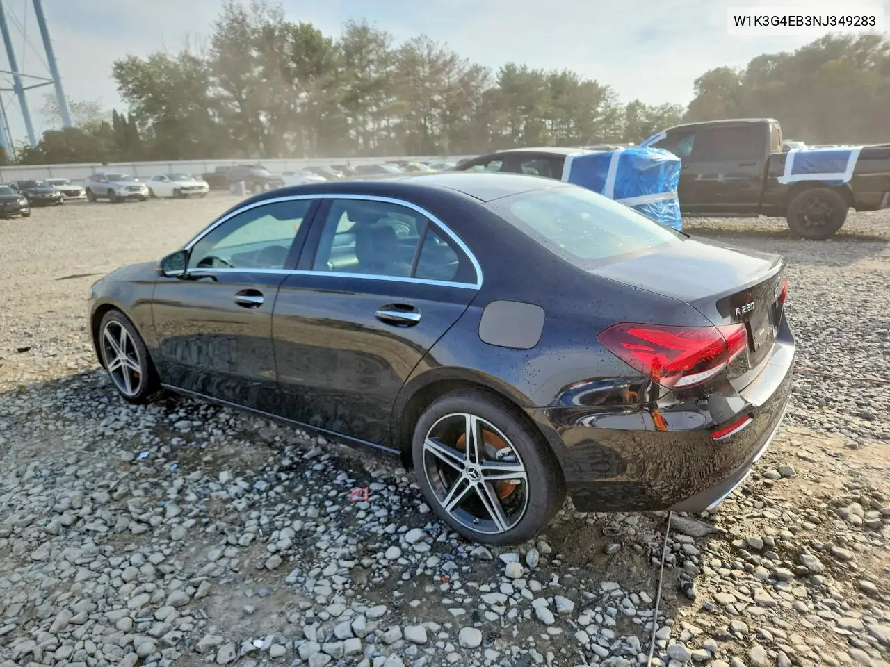 2022 MERCEDES A-KLASSE VIN W1K3G4EB3NJ349283 — фото 2
