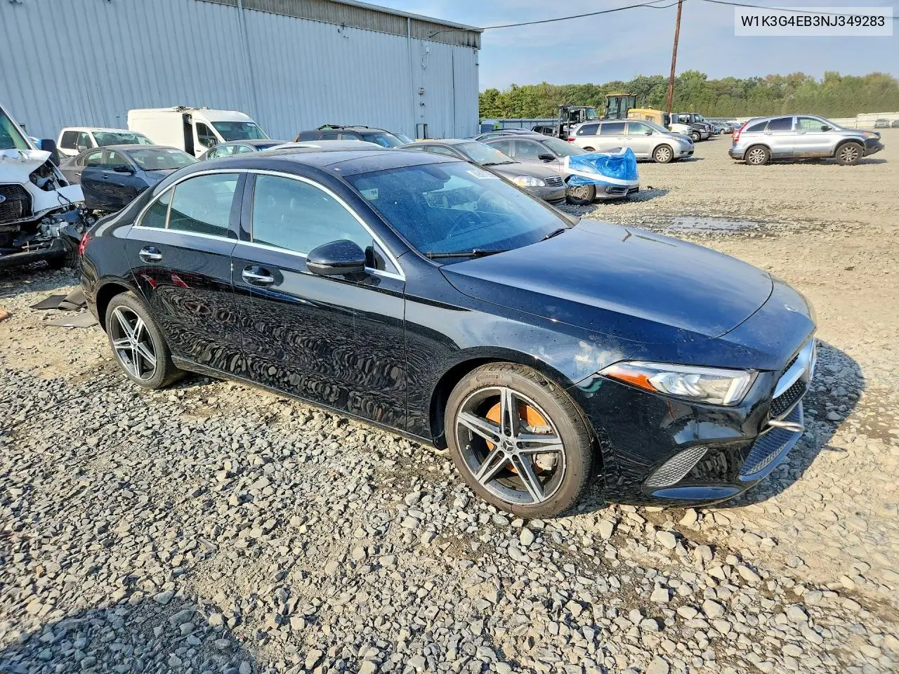 2022 MERCEDES A-KLASSE VIN W1K3G4EB3NJ349283 — фото 4