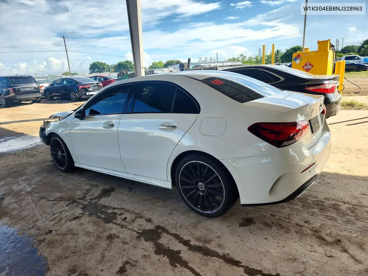 2022 MERCEDES A-KLASSE VIN W1K3G4EB8NJ328963 — фото 2