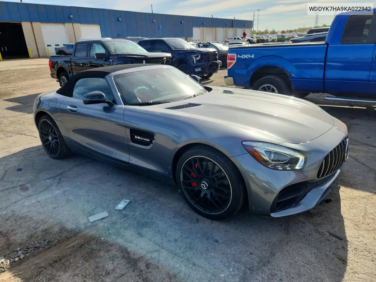 2019 MERCEDES AMG GT VIN WDDYK7HA9KA022942 — фото 4