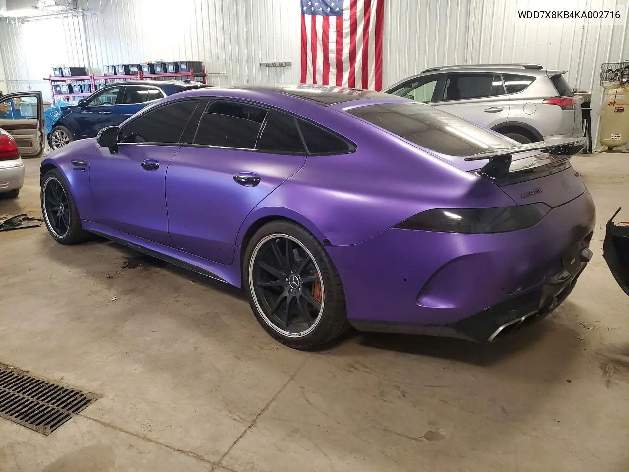 2019 MERCEDES AMG GT VIN WDD7X8KB4KA002716 — фото 2