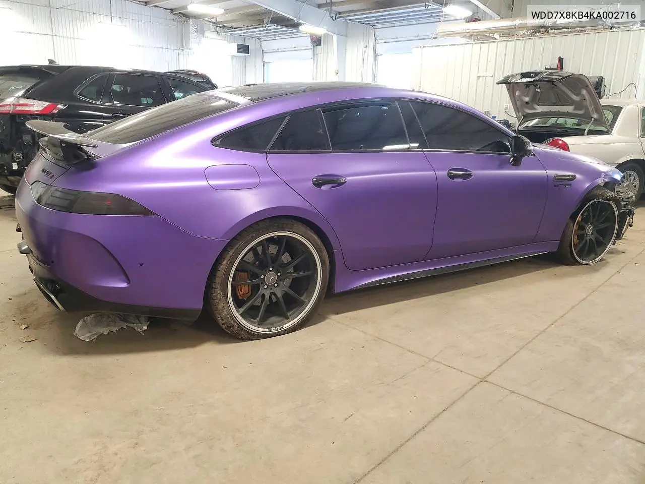 2019 MERCEDES AMG GT VIN WDD7X8KB4KA002716 — фото 3