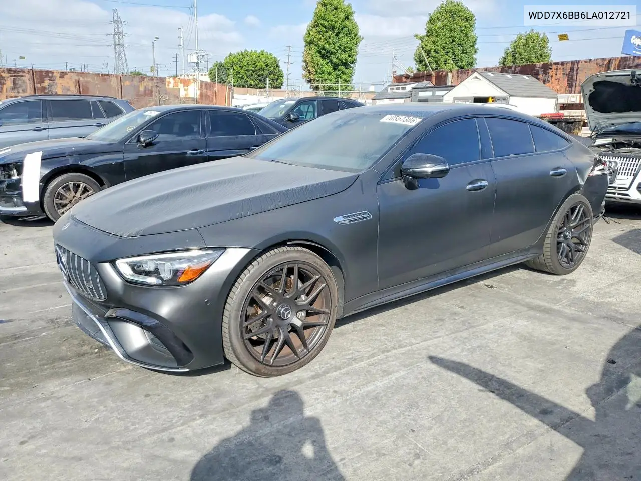 MERCEDES AMG GT 2020, VIN WDD7X6BB6LA012721