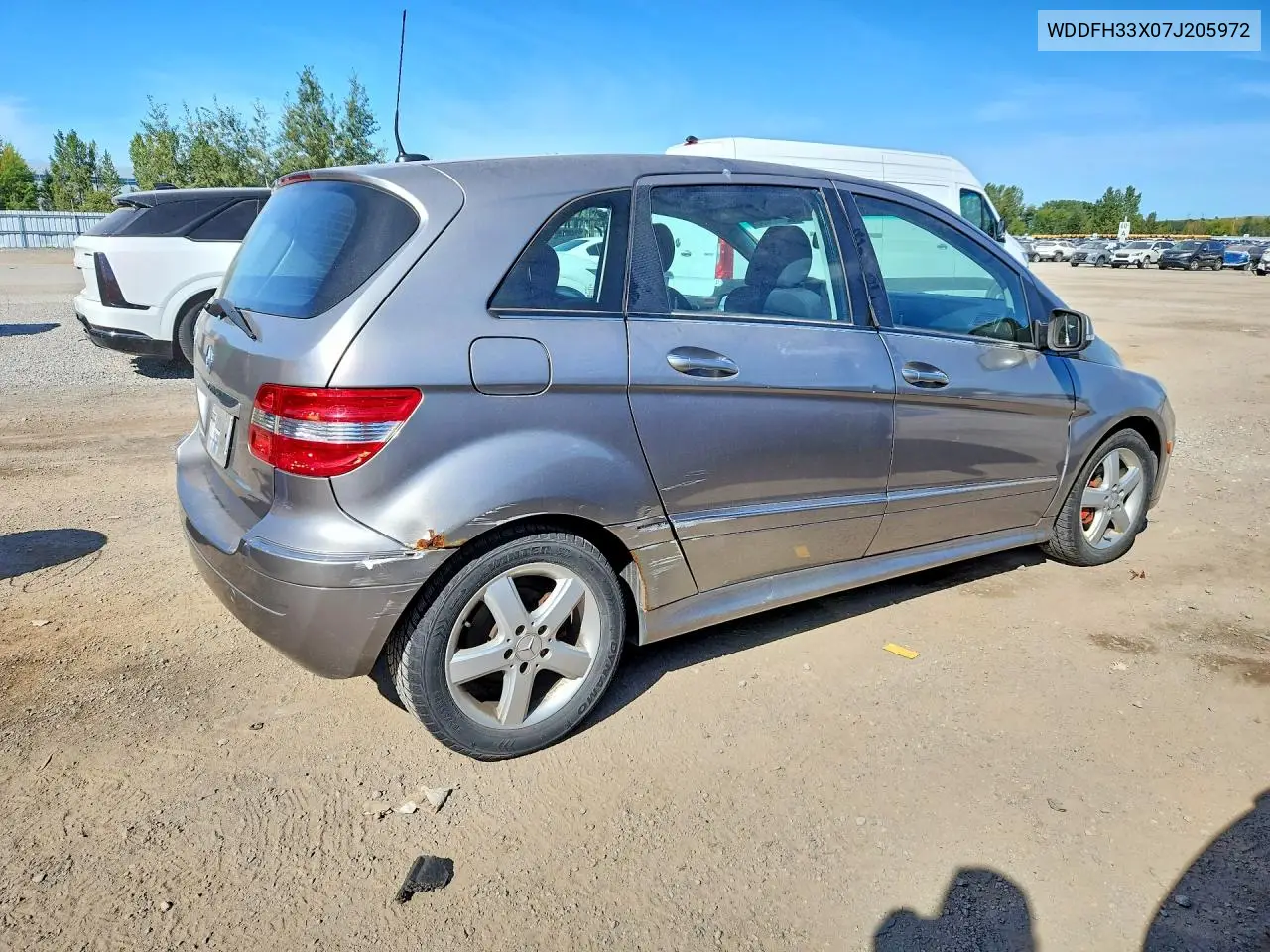2007 MERCEDES B-KLASSE VIN WDDFH33X07J205972 — фото 3