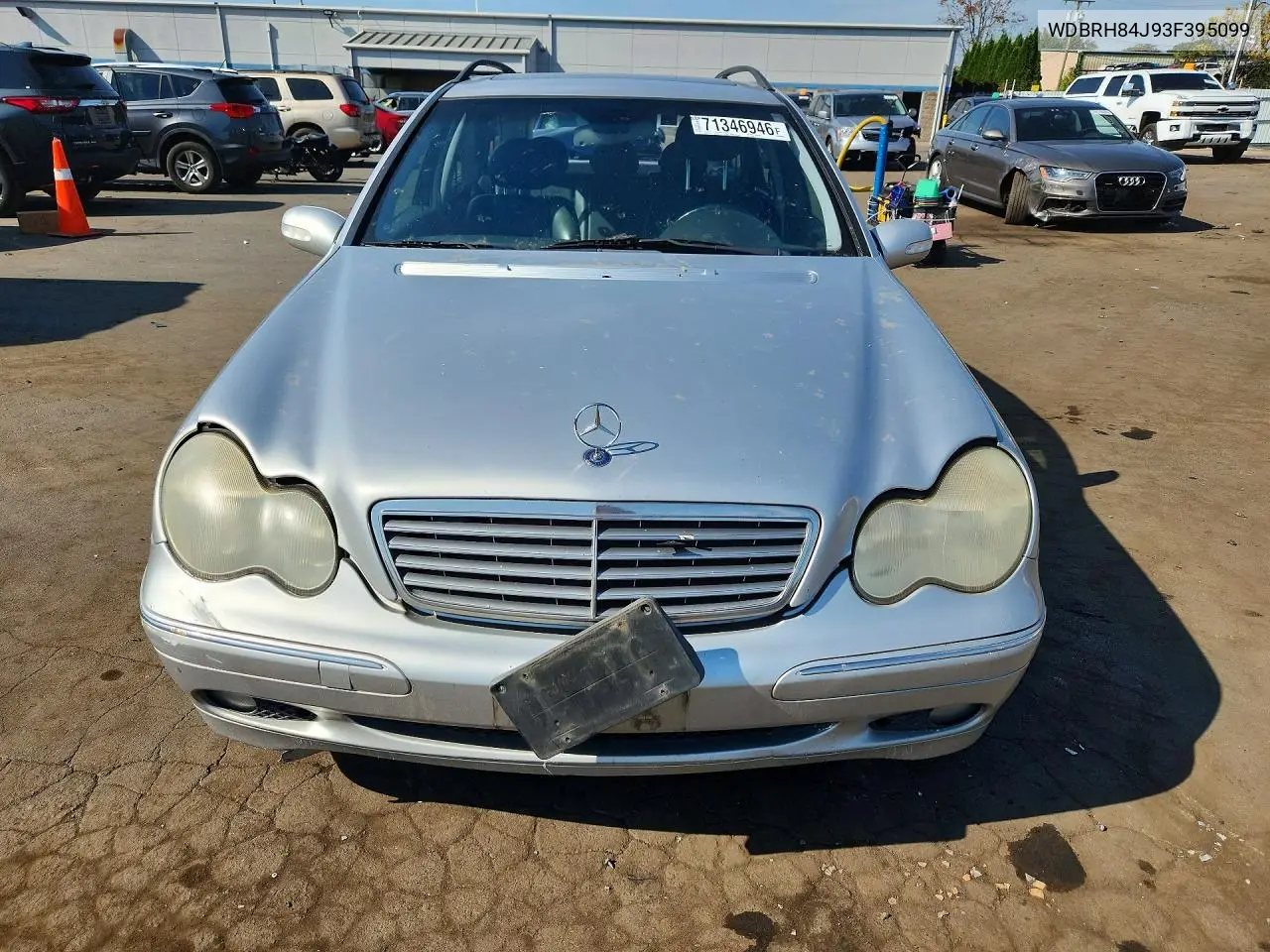 2003 MERCEDES C-KLASSE VIN WDBRH84J93F395099 — фото 5