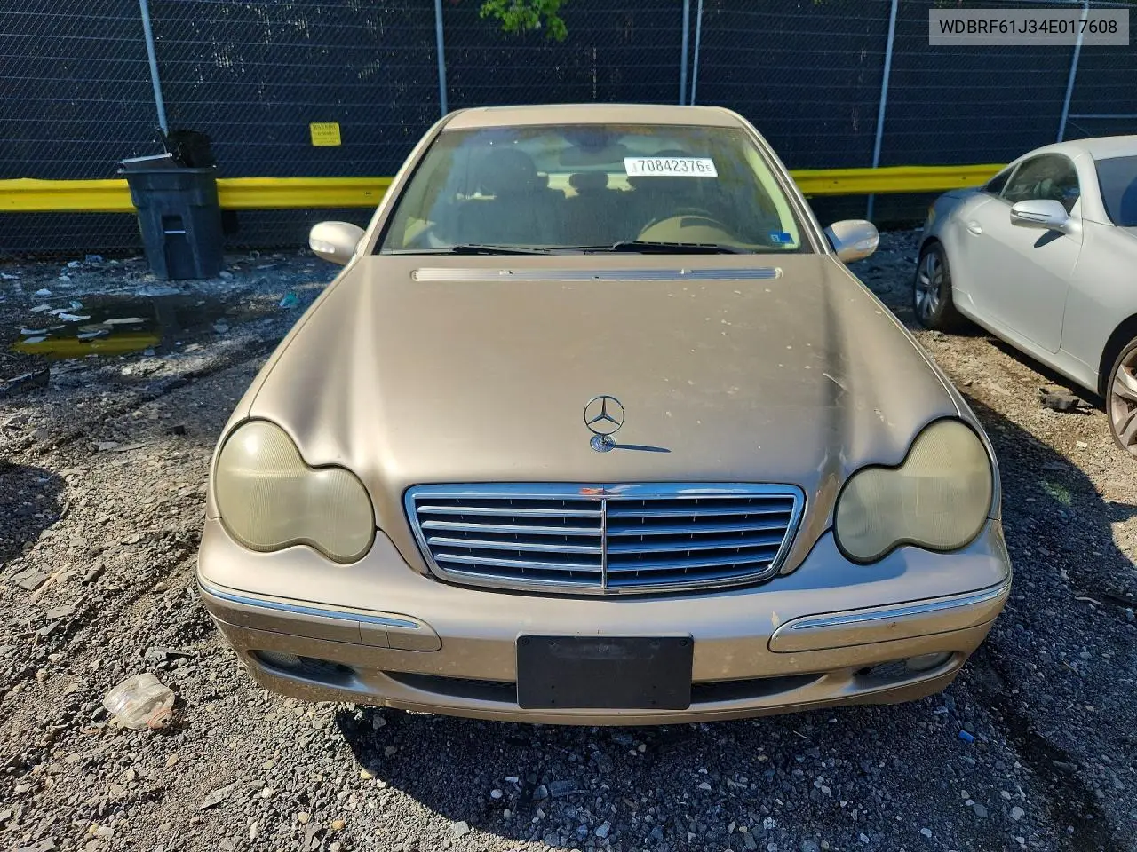2004 MERCEDES C-KLASSE VIN WDBRF61J34E017608 — фото 5