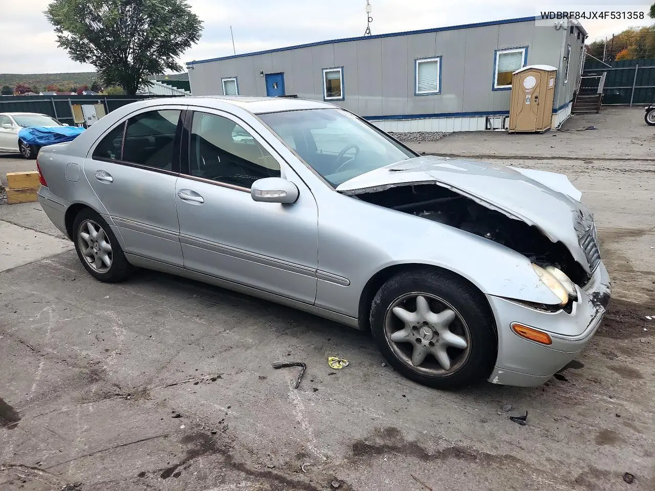 2004 MERCEDES C-KLASSE VIN WDBRF84JX4F531358 — фото 4