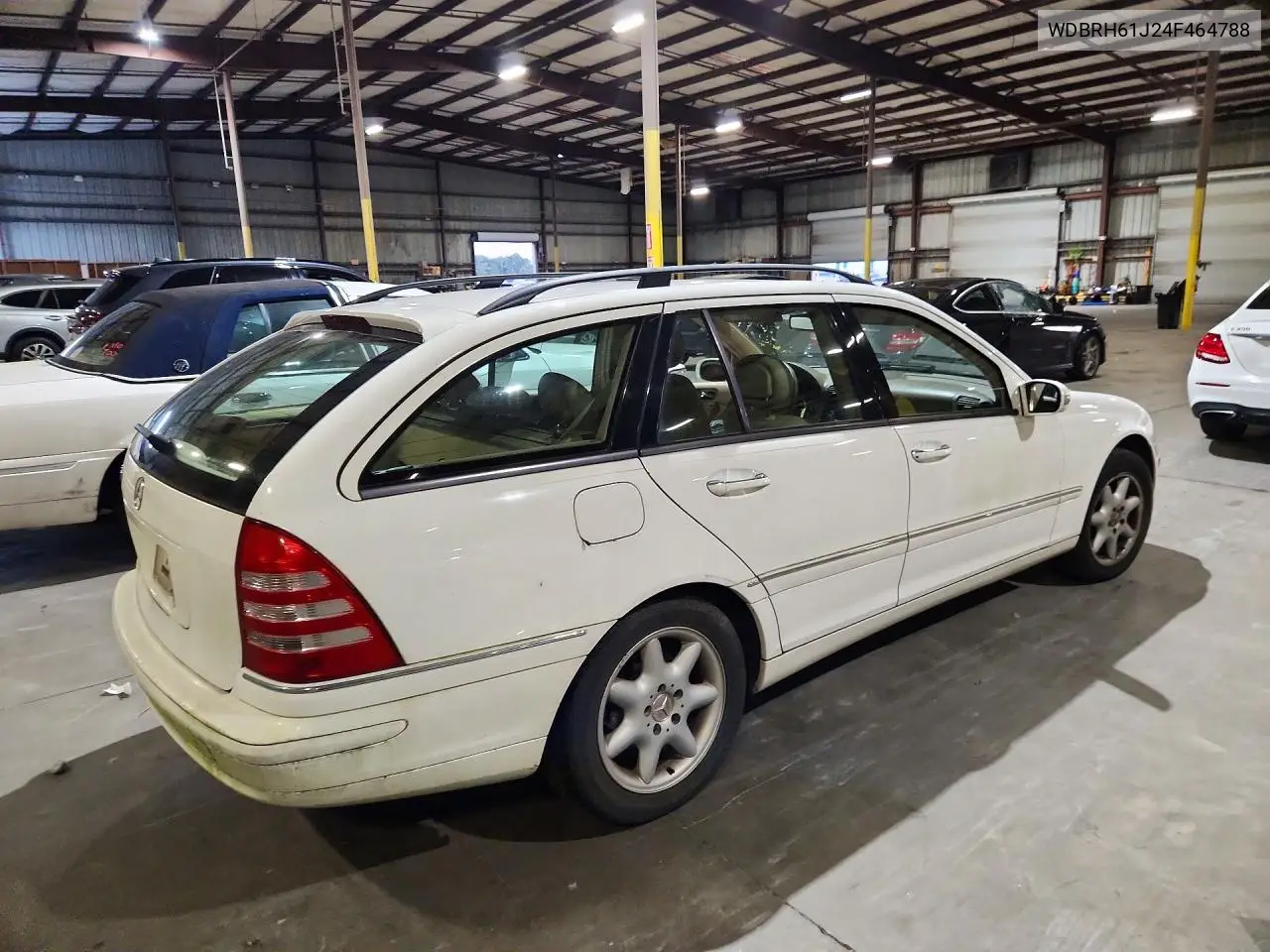 2004 MERCEDES C-KLASSE VIN WDBRH61J24F464788 — фото 3
