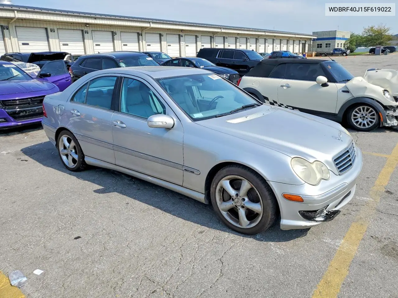 2005 MERCEDES C-KLASSE VIN WDBRF40J15G619022 — фото 4