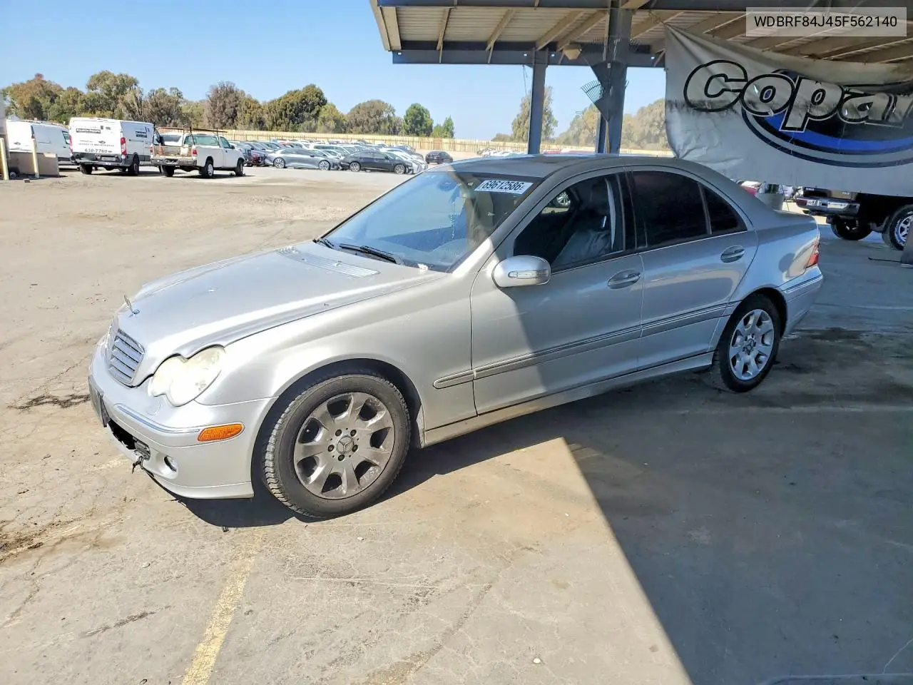 MERCEDES C-KLASSE 2005, VIN WDBRF84J45F562140
