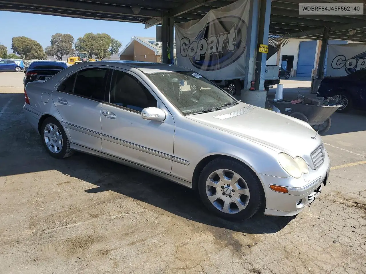 2005 MERCEDES C-KLASSE VIN WDBRF84J45F562140 — фото 4