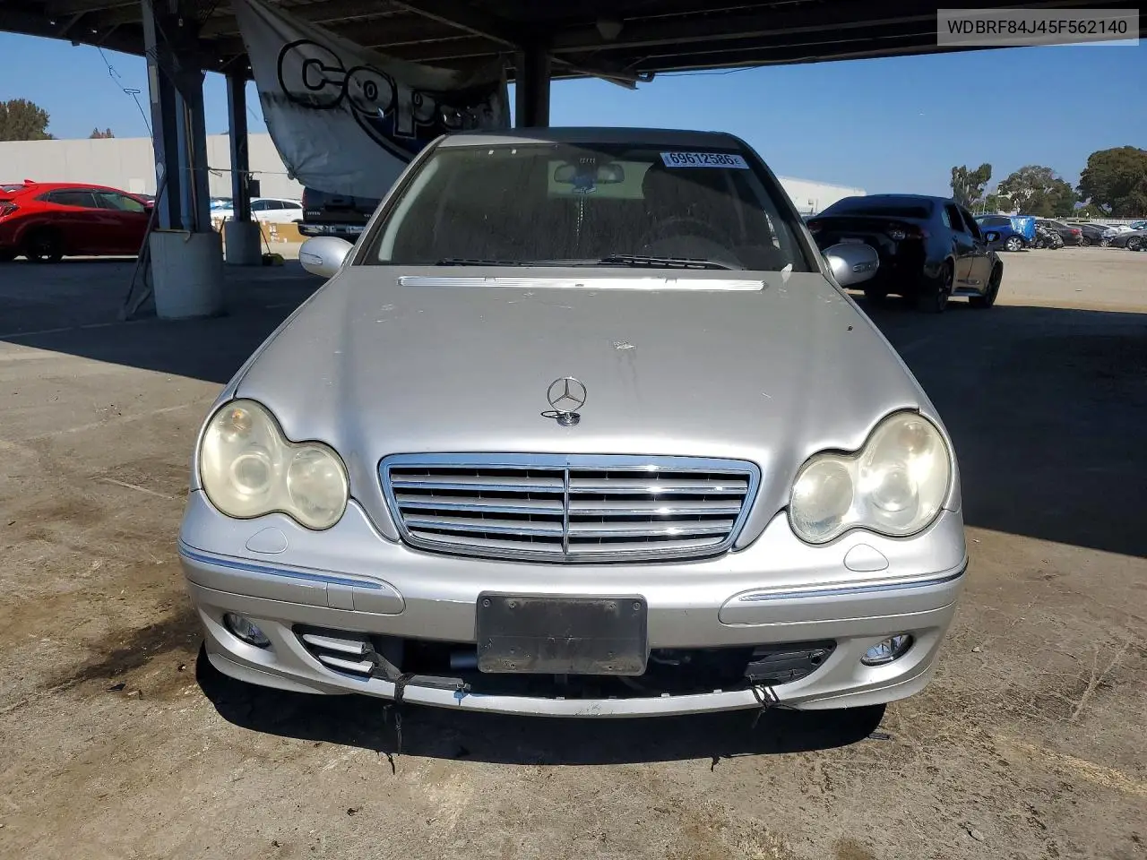 2005 MERCEDES C-KLASSE VIN WDBRF84J45F562140 — фото 5