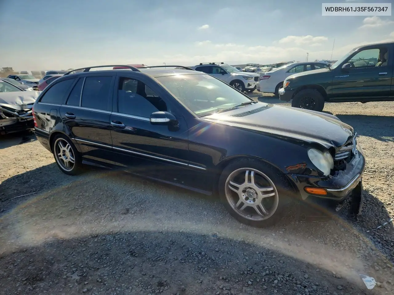2005 MERCEDES C-KLASSE VIN WDBRH61J35F567347 — фото 4