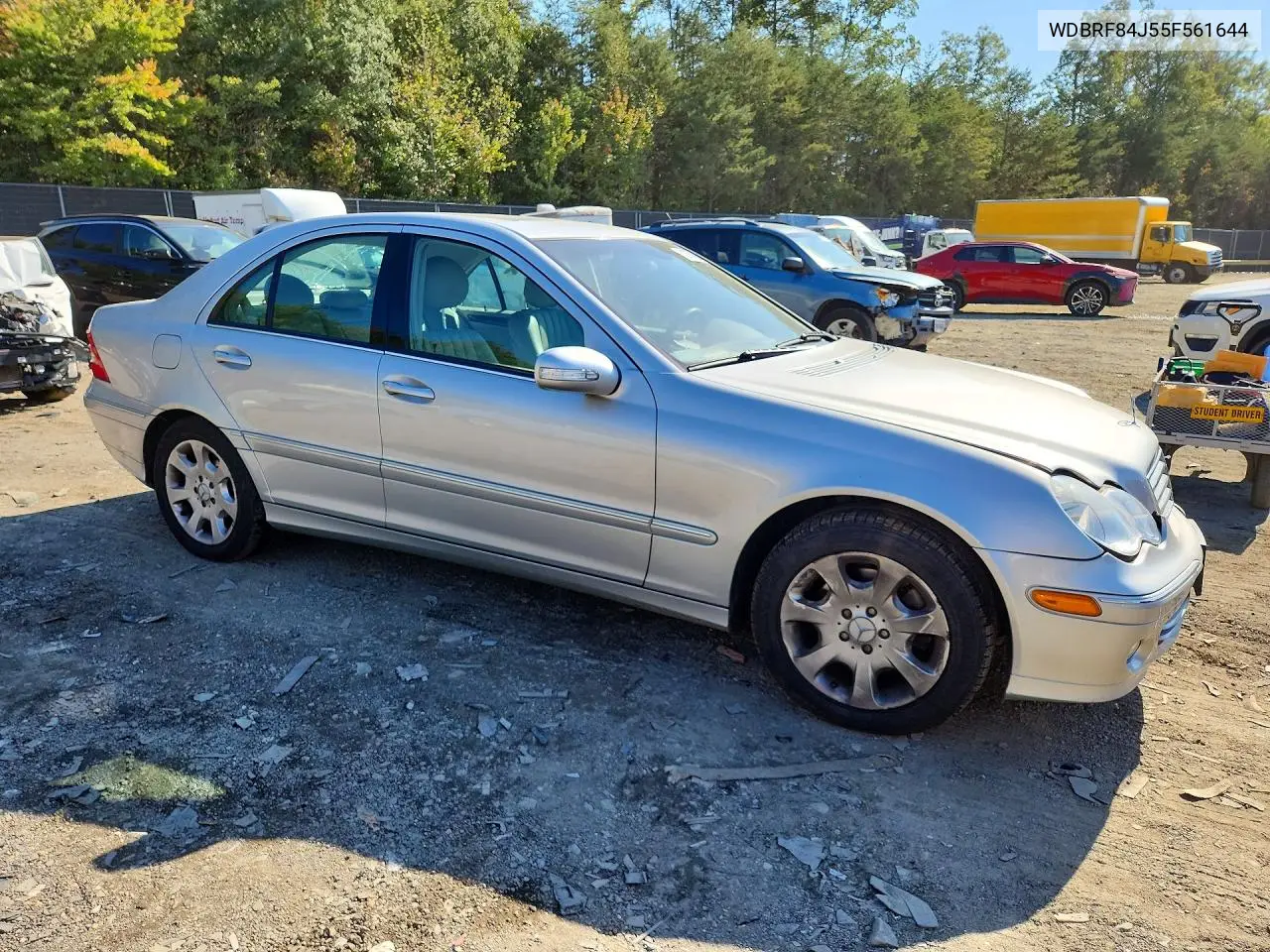 2005 MERCEDES C-KLASSE VIN WDBRF84J55F561644 — фото 4