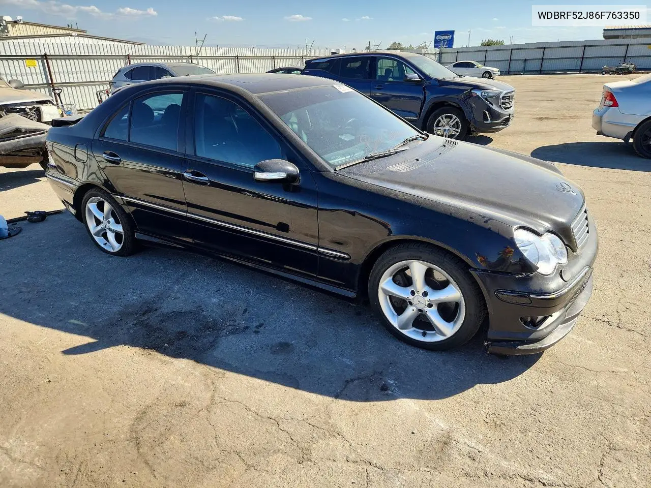 2006 MERCEDES C-KLASSE VIN WDBRF52J86F763350 — фото 4