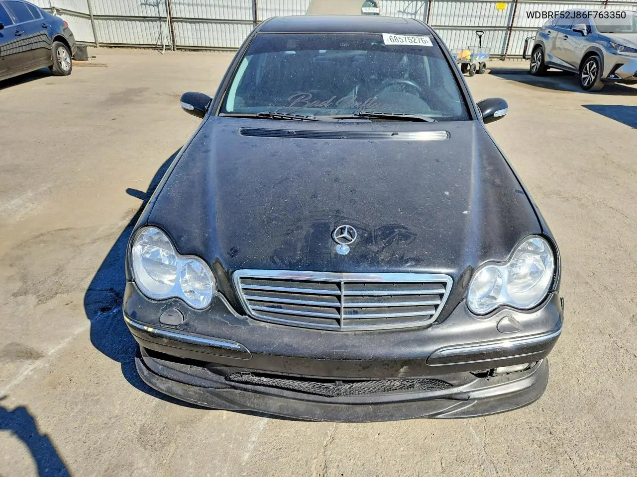 2006 MERCEDES C-KLASSE VIN WDBRF52J86F763350 — фото 5