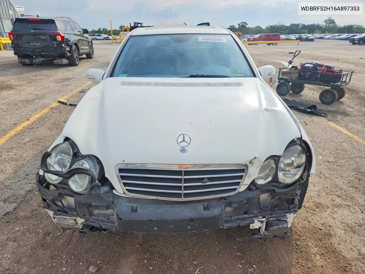 2006 MERCEDES C-KLASSE VIN WDBRF52H16A897353 — фото 5