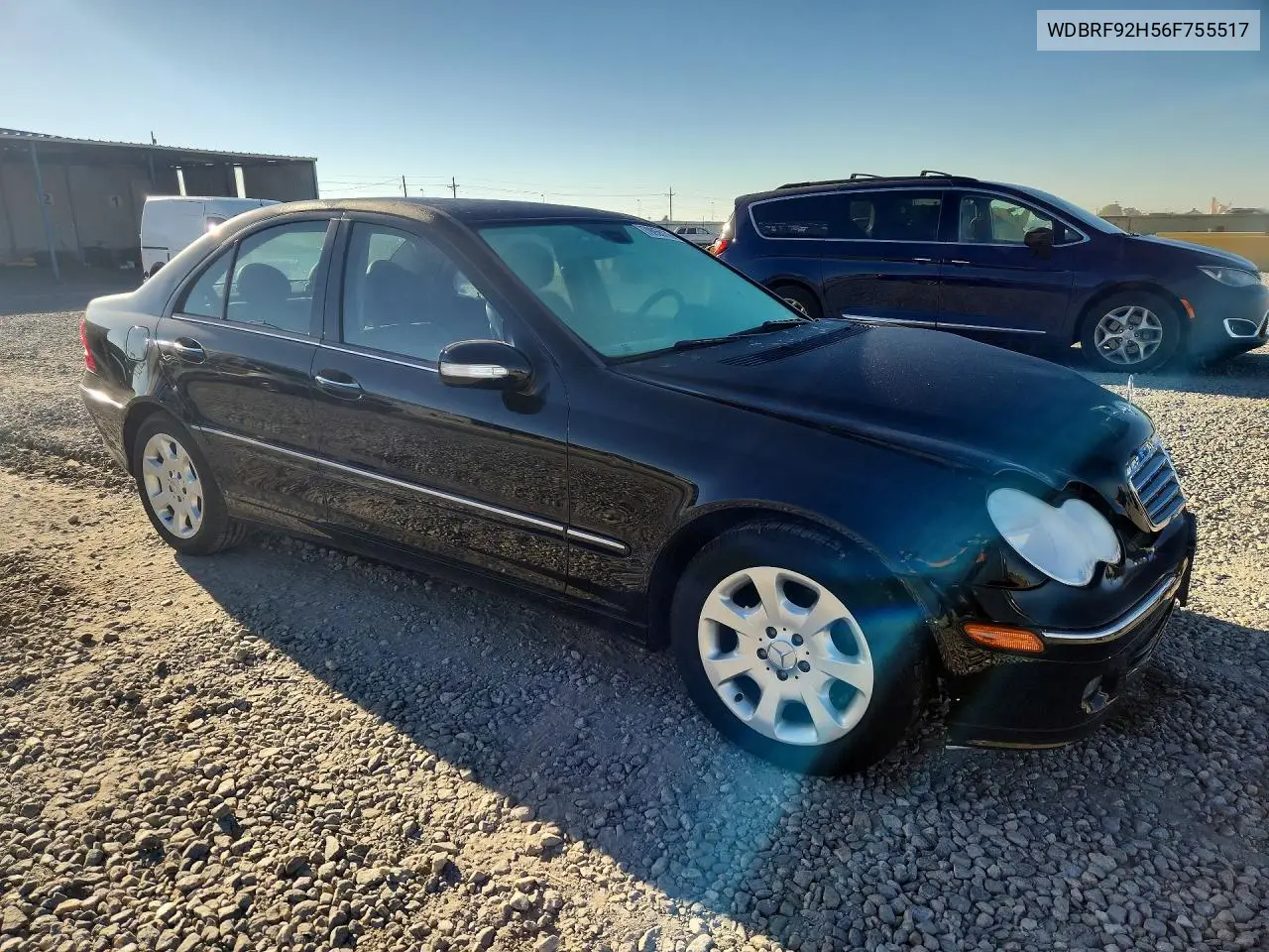 2006 MERCEDES C-KLASSE VIN WDBRF92H56F755517 — фото 4