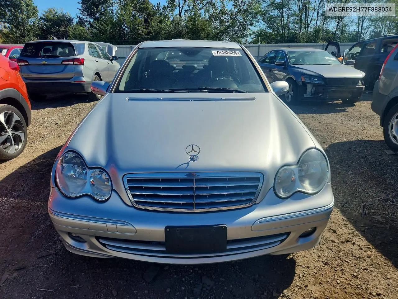 2007 MERCEDES C-KLASSE VIN WDBRF92H77F888054 — фото 5