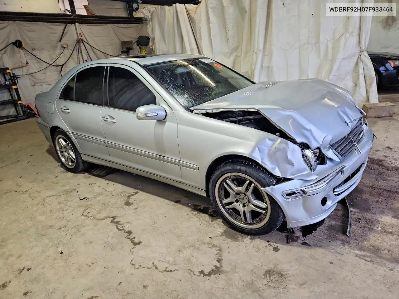 2007 MERCEDES C-KLASSE VIN WDBRF92H07F933464 — фото 4