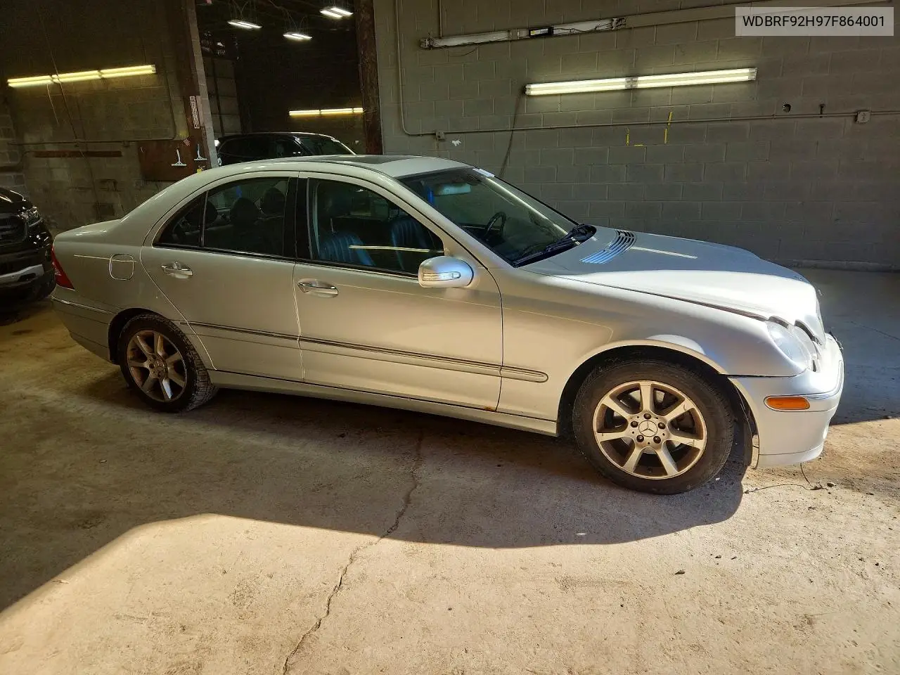 2007 MERCEDES C-KLASSE VIN WDBRF92H97F864001 — фото 4
