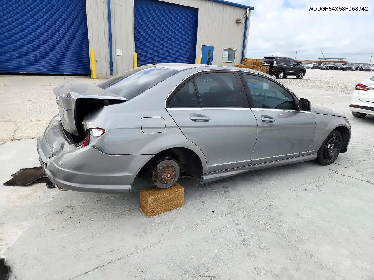 2008 MERCEDES C-KLASSE VIN WDDGF54X58F068942 — фото 3