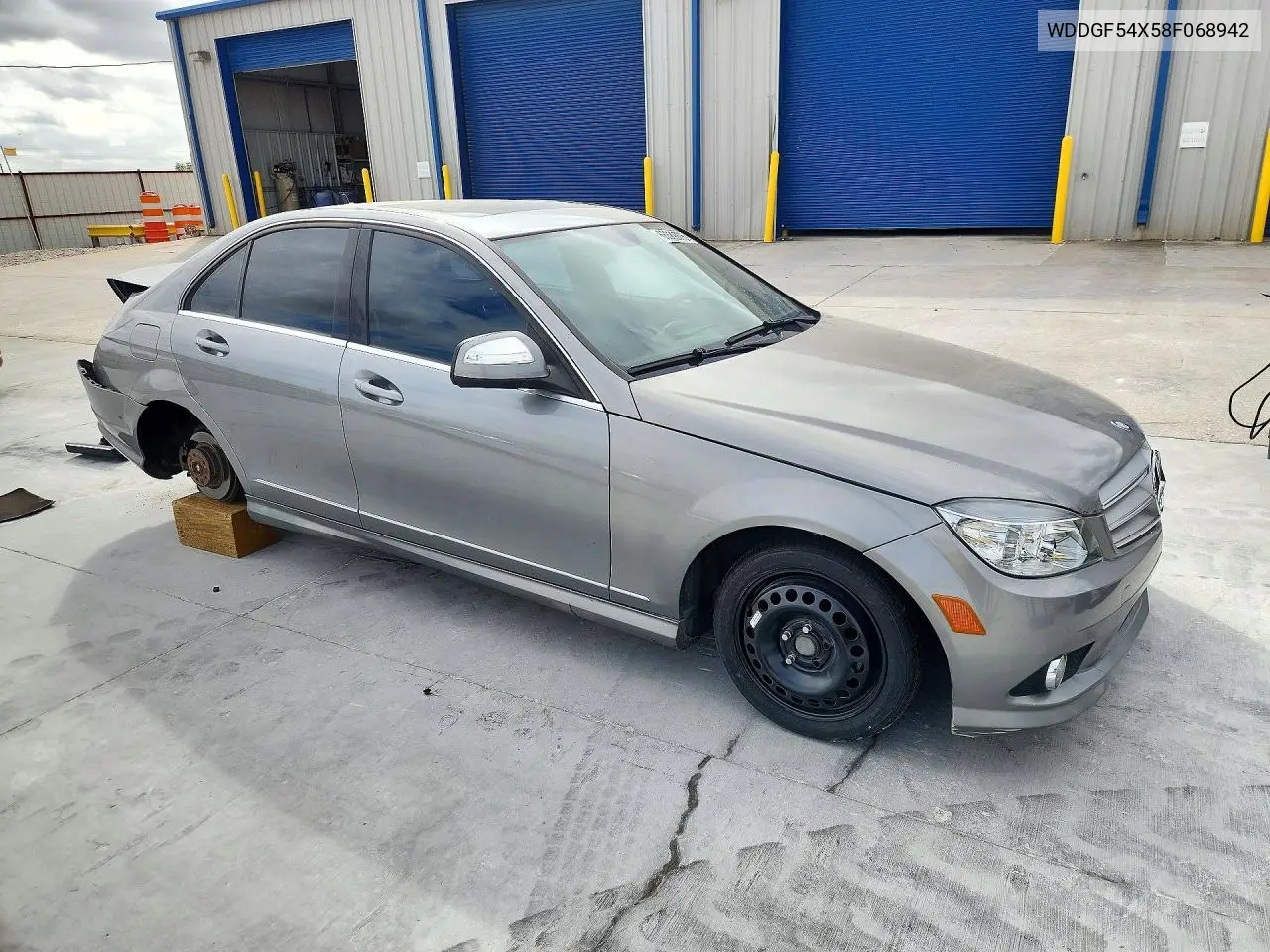 2008 MERCEDES C-KLASSE VIN WDDGF54X58F068942 — фото 4
