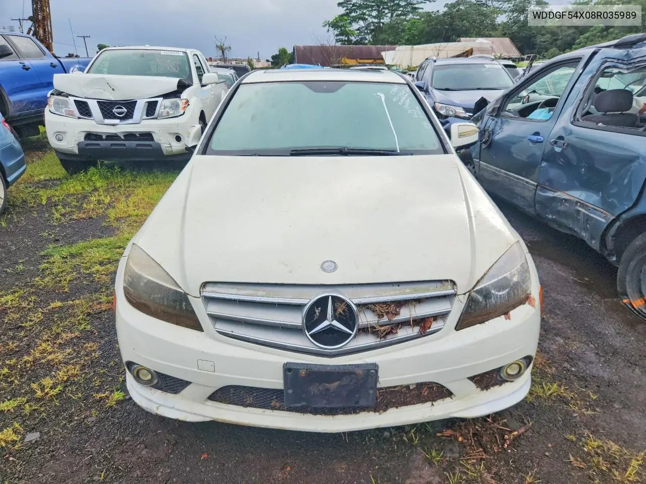 2008 MERCEDES C-KLASSE VIN WDDGF54X08R035989 — фото 5