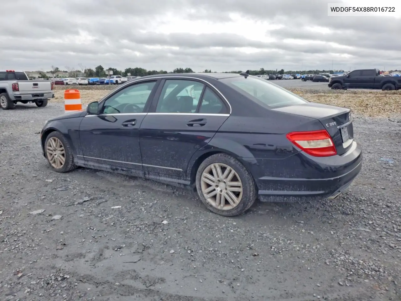 2008 MERCEDES C-KLASSE VIN WDDGF54X88R016722 — фото 2