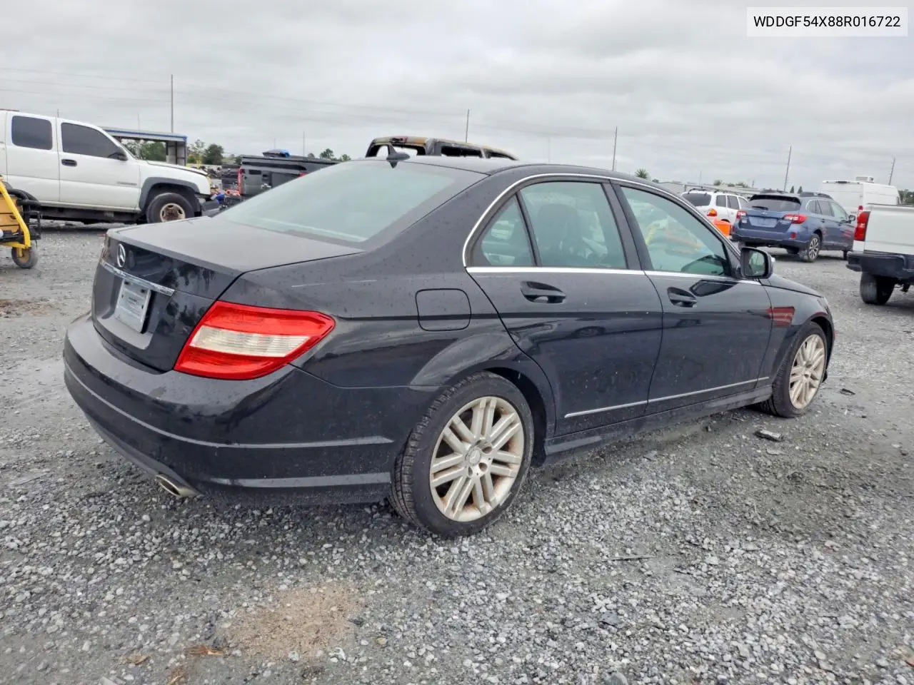 2008 MERCEDES C-KLASSE VIN WDDGF54X88R016722 — фото 3