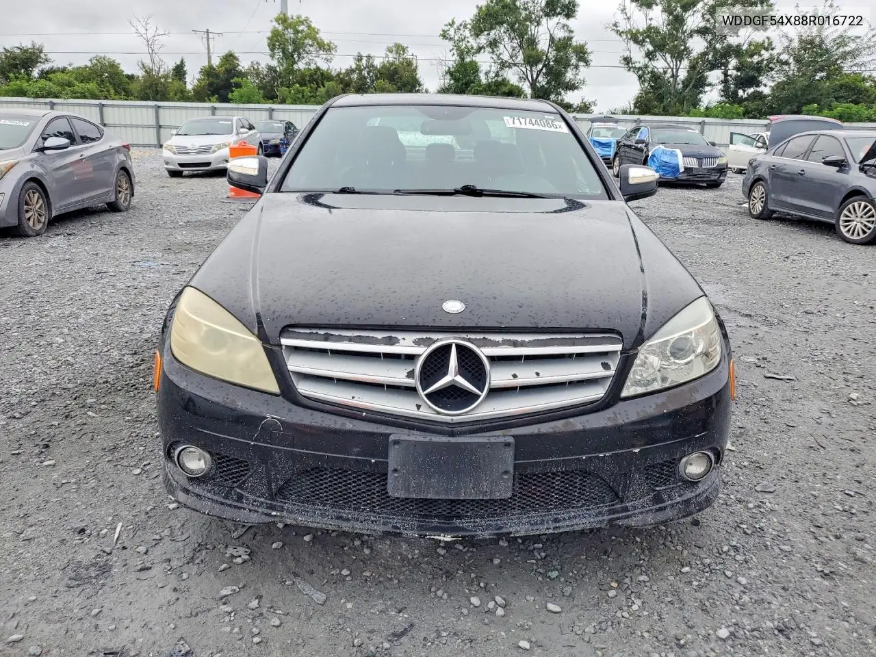 2008 MERCEDES C-KLASSE VIN WDDGF54X88R016722 — фото 5