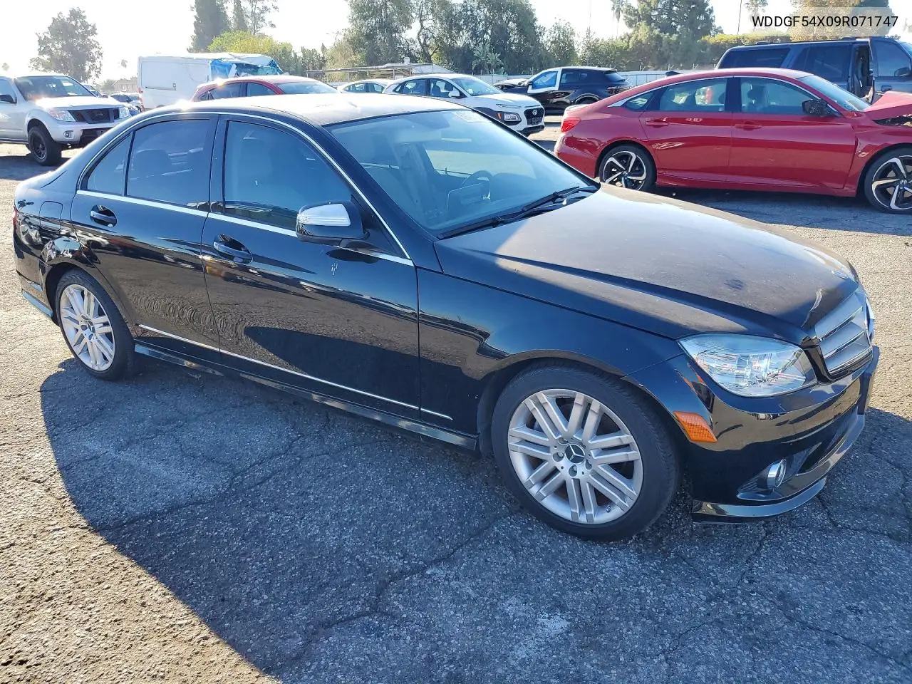 2009 MERCEDES C-KLASSE VIN WDDGF54X09R071747 — фото 4