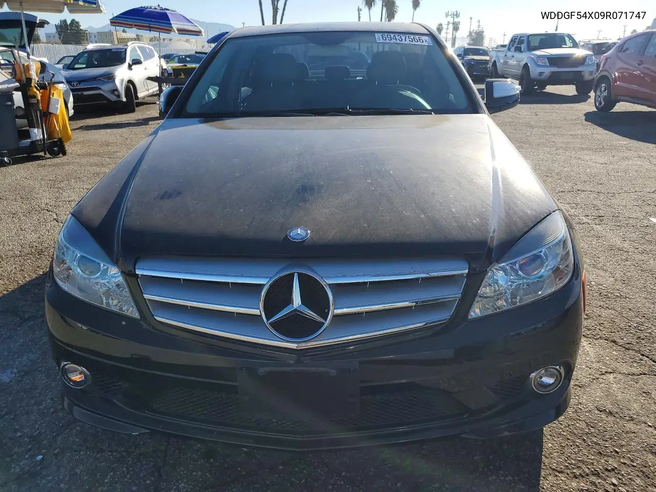 2009 MERCEDES C-KLASSE VIN WDDGF54X09R071747 — фото 5