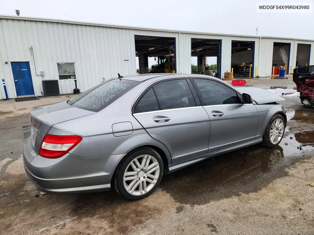 2009 MERCEDES C-KLASSE VIN WDDGF54X99R043980 — фото 3