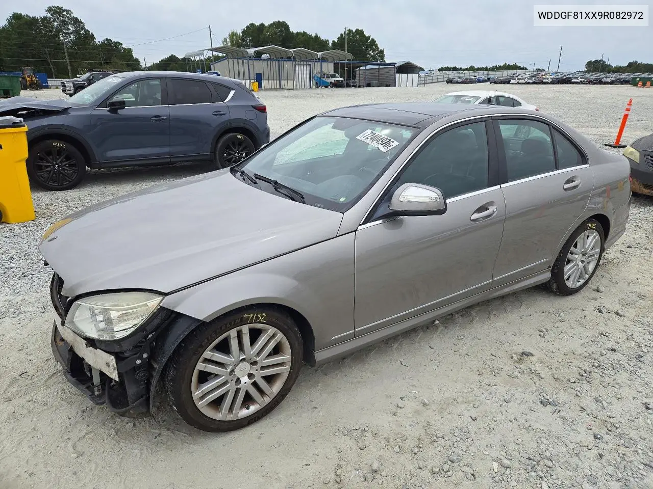 MERCEDES C-KLASSE 2009, VIN WDDGF81XX9R082972