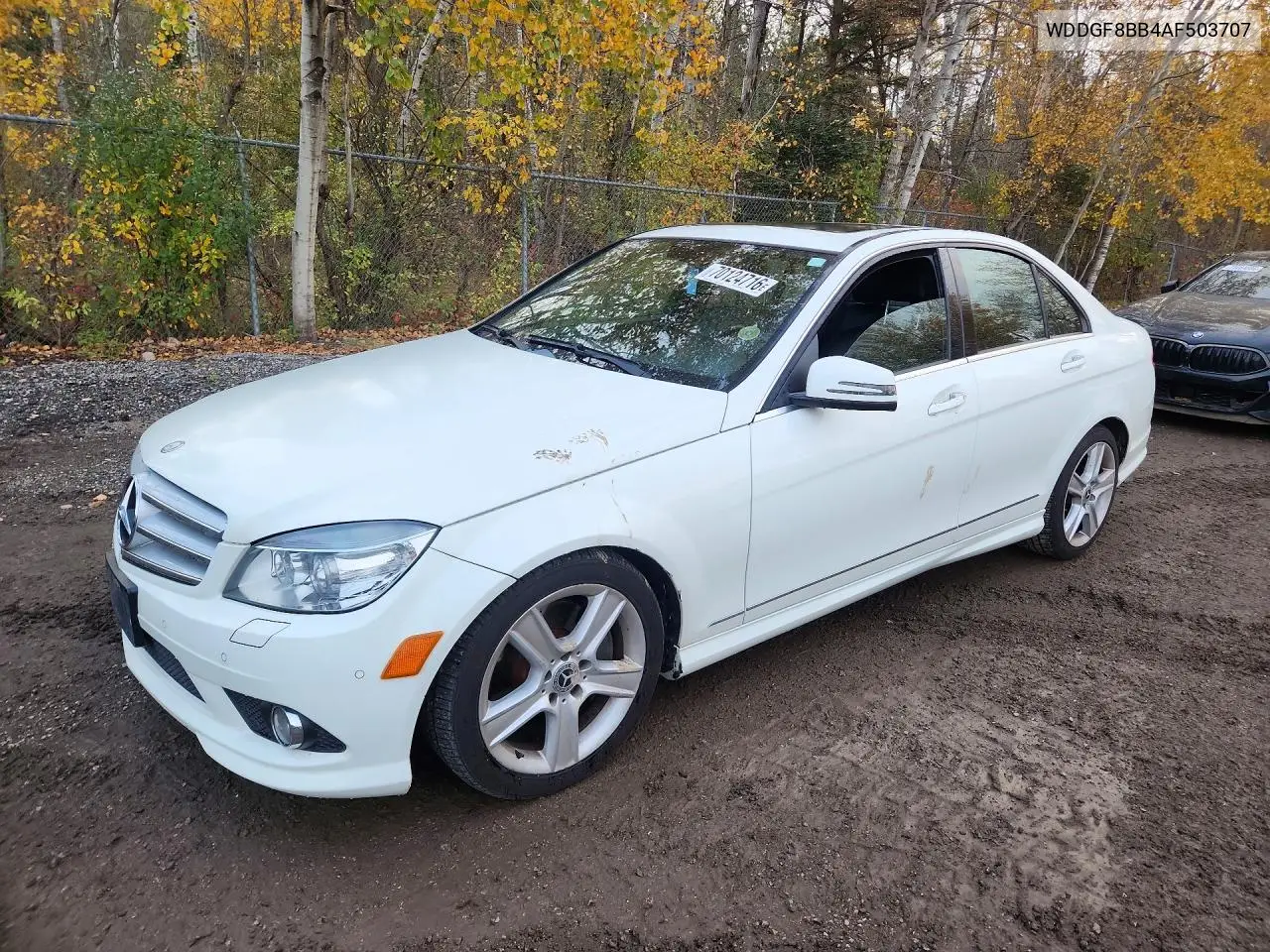 MERCEDES C-KLASSE 2010, VIN WDDGF8BB4AF503707