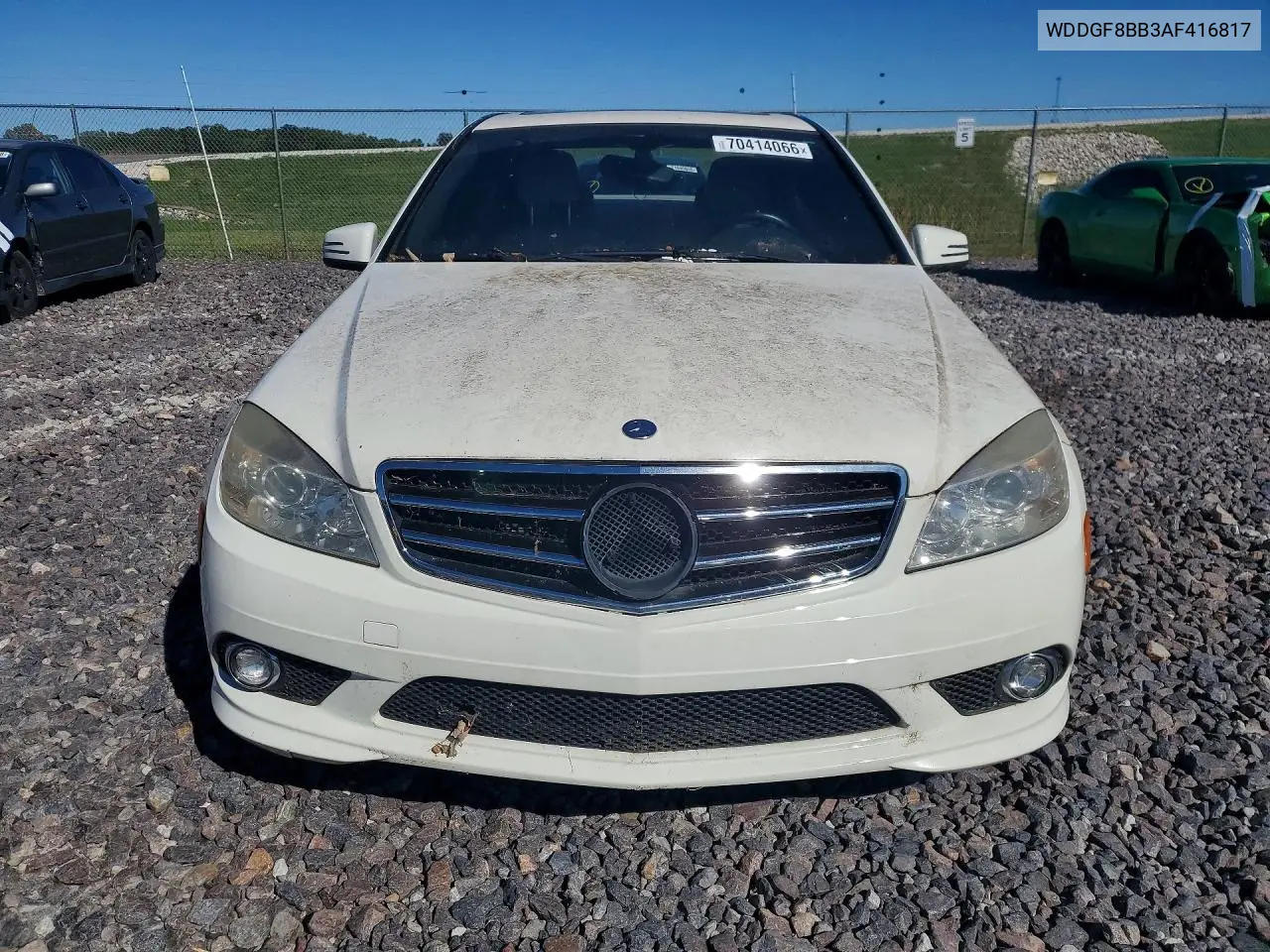 2010 MERCEDES C-KLASSE VIN WDDGF8BB3AF416817 — фото 5