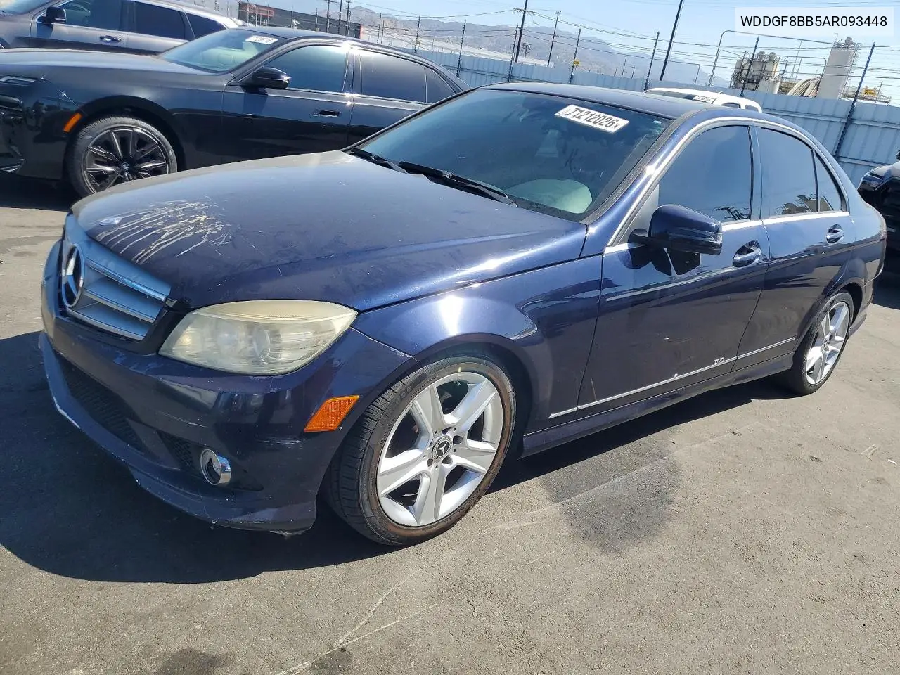 MERCEDES C-KLASSE 2010, VIN WDDGF8BB5AR093448