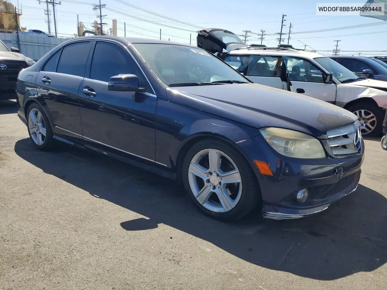 2010 MERCEDES C-KLASSE VIN WDDGF8BB5AR093448 — фото 4