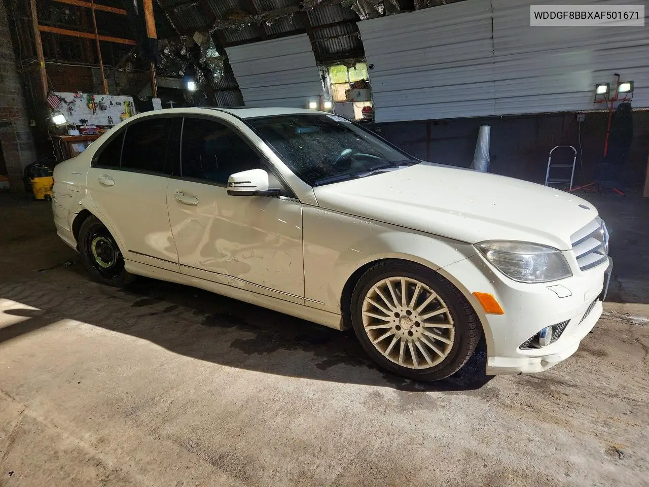 2010 MERCEDES C-KLASSE VIN WDDGF8BBXAF501671 — фото 4